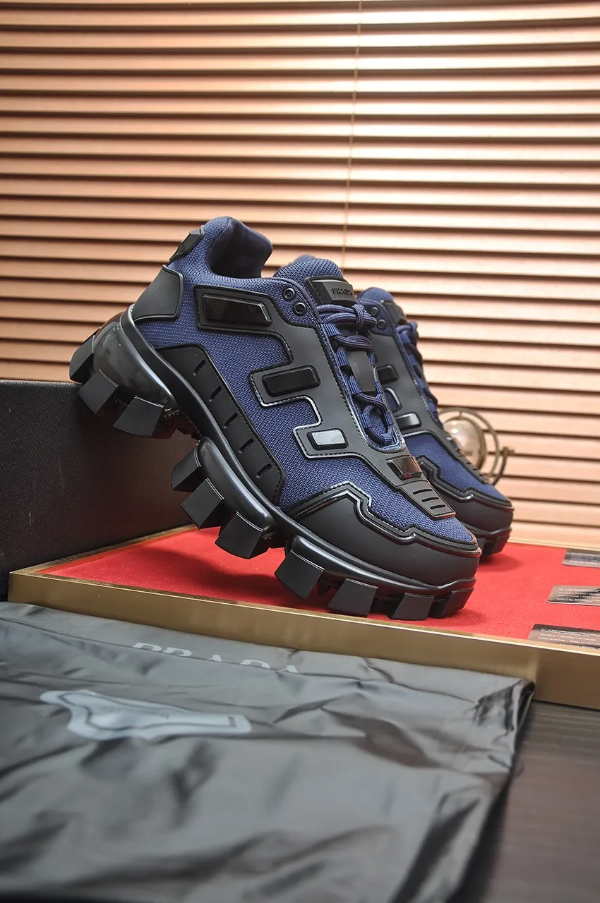 Men's shoes 💰620💶[PRADA] Top original items, new seasonal styles, high quality original items, top original breathable fabric + imported glue, imported stretch fabric inside with original cowhide foot pads, original air cushion outsole! Quality guaranteed! Code 38-45 (45 customized)